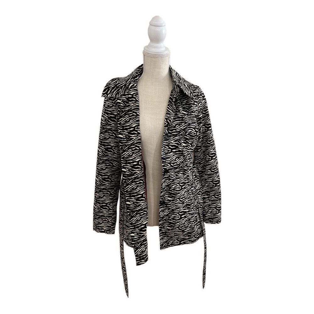 Sandro Studio Animal Print Jacket - Picture 3 of 7